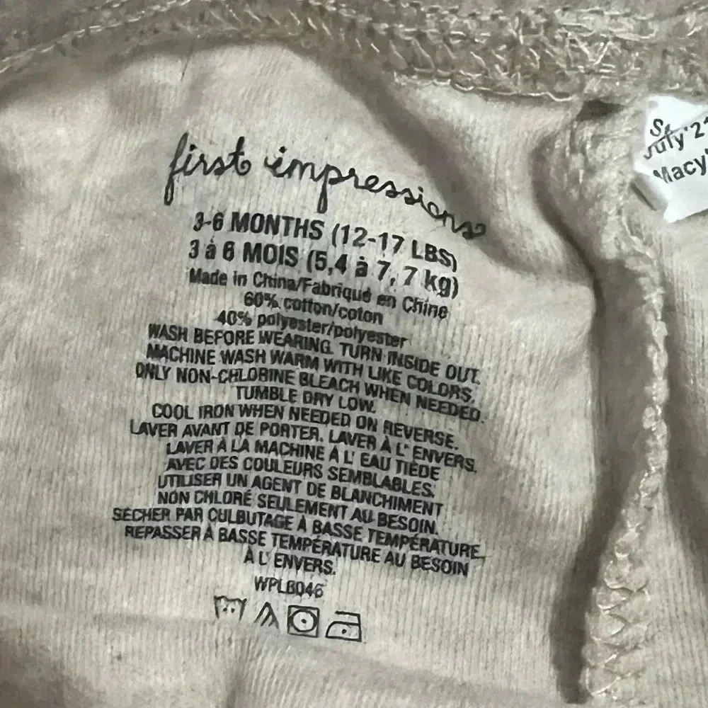 First Impressions Pants Bundle 3-6Month